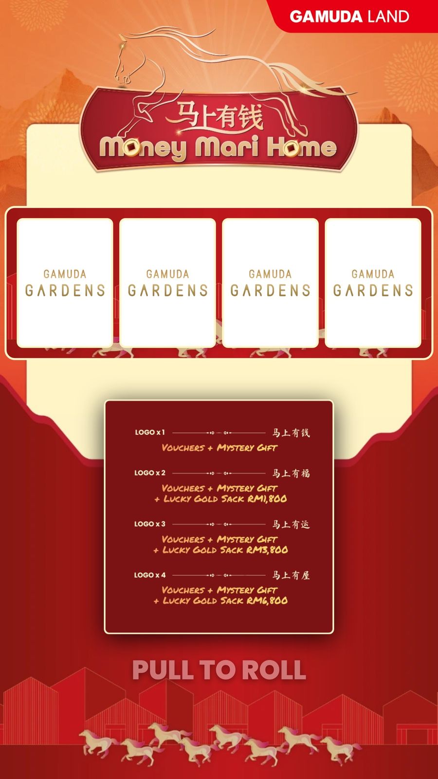 Slot game for Gamuda Gardens